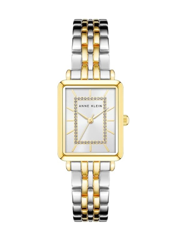 Gold watch: Crystal Rectangle