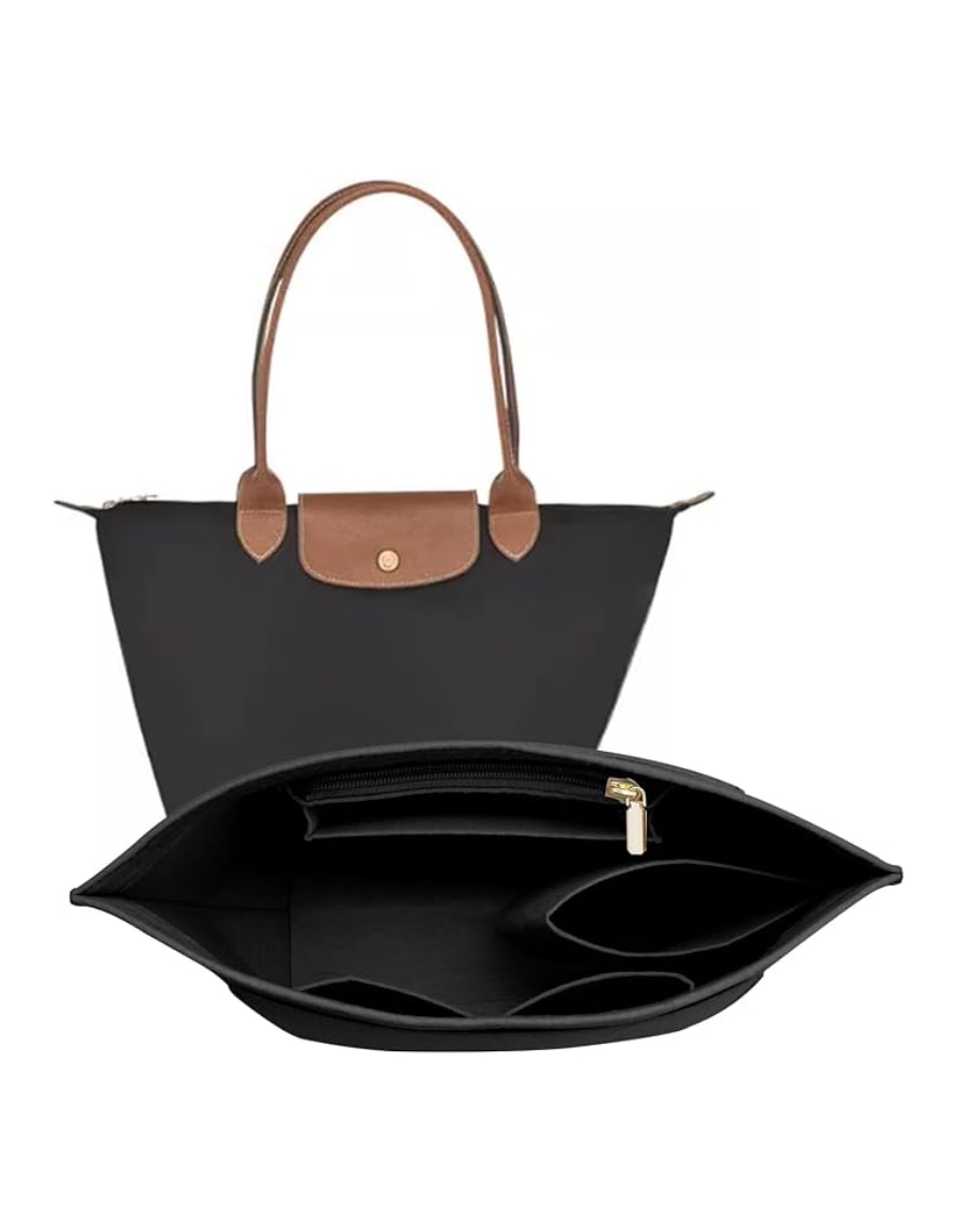 black felt purse organizer
